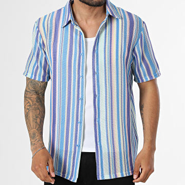 Frilivin - Camisa de mangas curtas 514 Azul Claro Multi