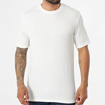 Only And Sons - T-Shirt Texturiert Lazio Hellbeige