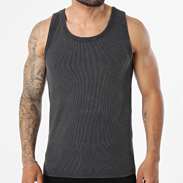 Only And Sons - Top Rib Tanner Grau Anthrazit