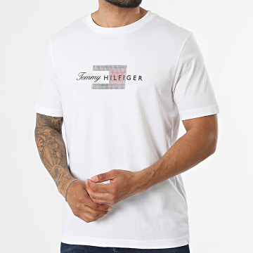 Tommy Hilfiger - T-Shirts Regular Fit Script Flag 3226 White