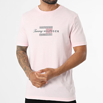 Tommy Hilfiger - T-Shirts Regular Fit Script Flag 3226 Pink