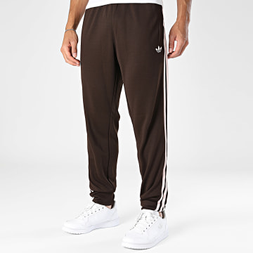 Adidas Originals - Pantalon Jogging A Bandes SST TP KE3513 Marron Rose