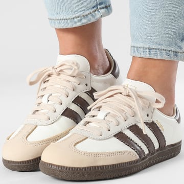 Adidas Originals - Baskets Femme Samba OG JR8842 Off White Earth Strata Gum 3