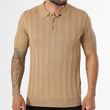 Frilivin - Polo Manga Corta Punto 310 Camel