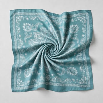 Frilivin - Lenço L33 Turquesa