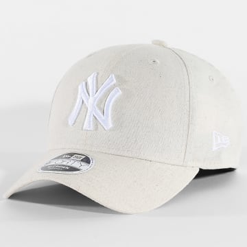 New Era - Casquette Linen 9Forty M-Crown NY New York Yankees 60856285 Beige Chiné
