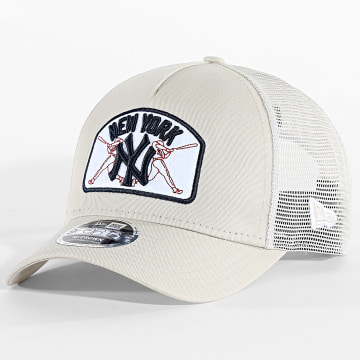 New Era - Gorra Trucker M-Crown 9Forty NY New York Yankees 60856384 Beige