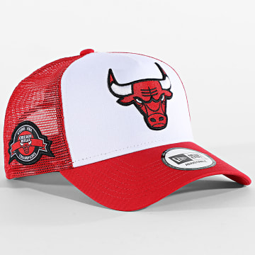 New Era - Casquette Trucker Side Patch Chicago Bulls 60667461 Rouge Blanc