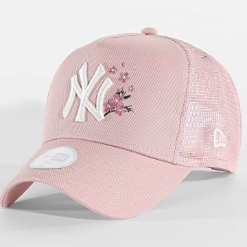 New Era - Casquette Trucker Femme Floral NY New York Yankees 60856360 Rosa