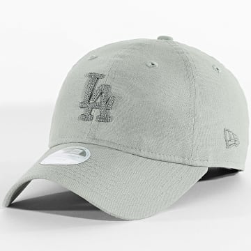 New Era - Casquette Femme Midi Linen 9Twenty LA Los Angeles Dodgers 60856288 Vert Kaki Clair