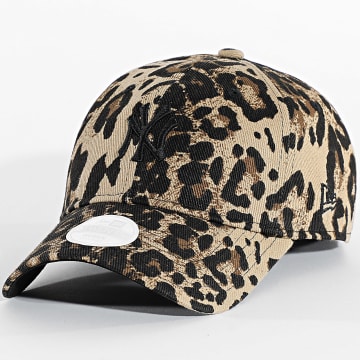New Era - Casquette Femme Leopard 9Twenty NY New York Yankees 60856260 Beige
