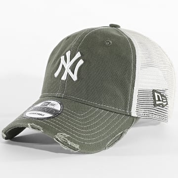 New Era - Cap Trucker Cotton Canv 9Twenty NY New York Yankees 60856386 Khaki Green Beige