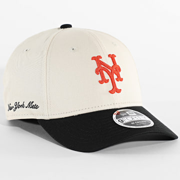 New Era - Gorra Side Script 9Forty NY New York Yankees 60856245 Beige Negro