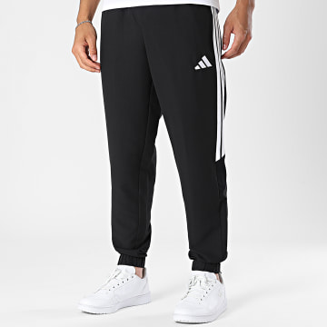 Adidas Sportswear - Pantalon Jogging A Bandes Tiro Essential KC9658 Noir