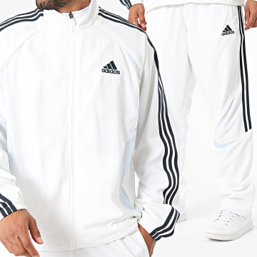 Adidas Sportswear - Ensemble De Survetement A Bandes Teamgeist KD5857 KD5867 Blanc