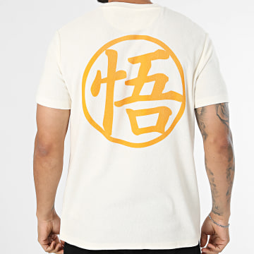 Dragon Ball Z - Tee Shirt Eponge Goku Beige Orange