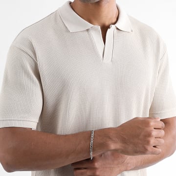 LBO - Polo Maniche Corte Testurizzato 4173 Beige Scuro