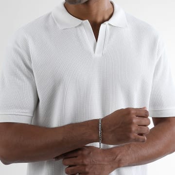 LBO - Polo Manga Corta Texturizado 4252 Blanco Roto