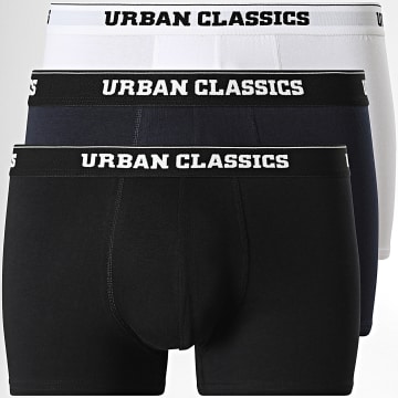 Urban Classics - Pack de 3 Bóxers TB3838 Blanco Azul Marino Negro