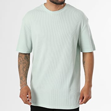 Urban Classics - Camiseta Oversize Large Waffle TB6676 Verde Claro