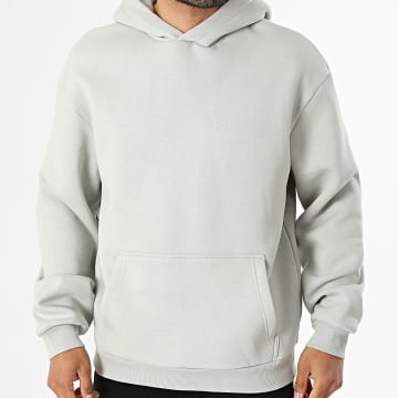 Urban Classics - Sudadera con Capucha Fluffy TB6750 Gris Claro