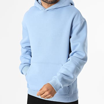Urban Classics - Sudadera con capucha Fluffy TB6750 Azul Claro