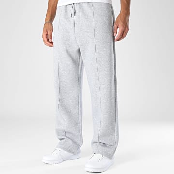 Urban Classics - Pantalón chándal Fluffy TB7317 Gris Jaspeado