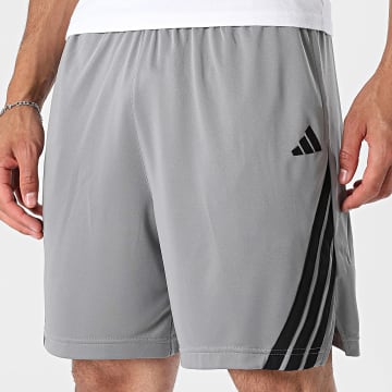 Adidas Sportswear - Short Jogging A Bandes Legends 3 Stripes JN4740 Gris