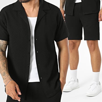 Classic Series - Ensemble Chemise Manches Courtes Et Short 781 Noir