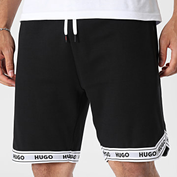 HUGO - Jogging-Short Tade 50559745 Schwarz Weiß