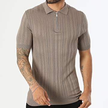 Frilivin - Polo Manches Courtes 682 Taupe