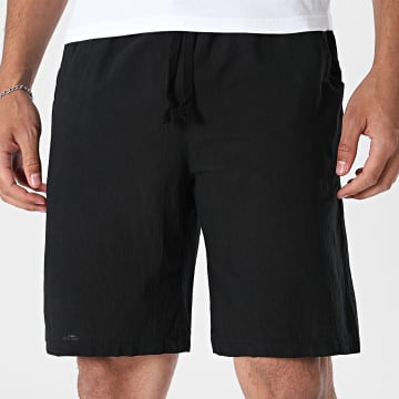 Frilivin - Calção Efeito Linho 516 Preto