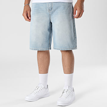 Frilivin - Short Jean 614 Bleu Clair