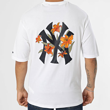 New Era - T-Shirt Floral NY New York Yankees 60856234 Branco