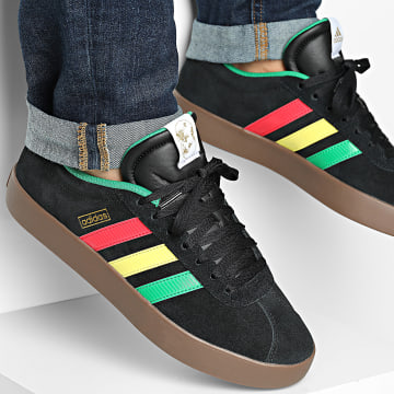 Adidas Sportswear - Baskets VL Court 3.0 HQ0171 Core Black Green Pure Ruby