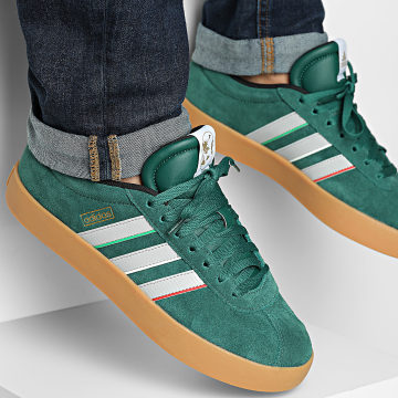 Adidas Sportswear - Sapatilhas VL Court 3.0 HQ0175 Verde Escuro Cinzento Dois Calçado Branco