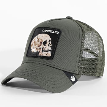 Goorin Bros - Trucker Cap The Cancelled Skull Grün Khaki