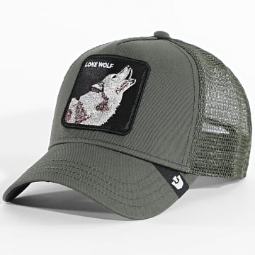 Goorin Bros - Cap Trucker Lone Wolf Kaki Grün