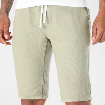 Paname Brothers - Shorts Chino Bravo 6 Khaki Grün