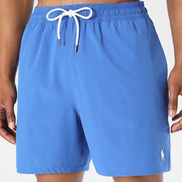 Polo Ralph Lauren - Short de baño Original Player azul rey blanco