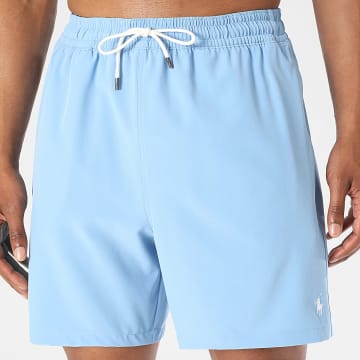 Polo Ralph Lauren - Short de baño Original Player azul claro blanco