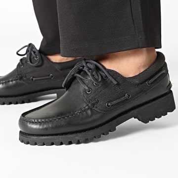 Timberland - Schuh Authentic Boat A6DXW Blackout Vollnarbenleder