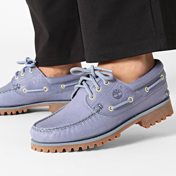 Timberland - Schuh Authentic Boat A2PDQ Mittelblau Vollnarbenleder