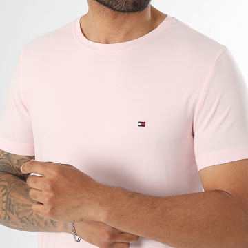 Tommy Hilfiger - Tee Shirt Slim Stretch 0800 Rose Clair