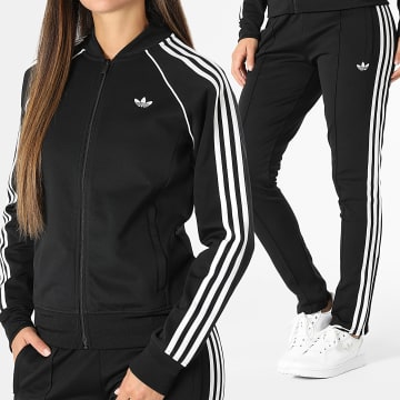 Adidas Originals - Ensemble De Survetement A Bandes Femme SST KD7986 KD5570 Noir
