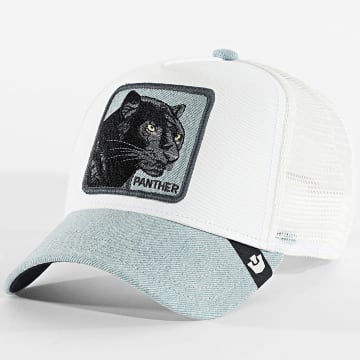 Goorin Bros - Cap Trucker Denim Panther Weiß Beige Hellblau