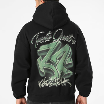 Kerchak - Sweat Capuche Zippé 34 Noir