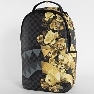Sprayground - Zaino Gold Floral Remix 910B8683NSZ Nero Giallo Grigio Antracite