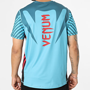 Venum - T-Shirt Attack 90 Dry Tech 06283 Hellblau Marineblau Schwarz