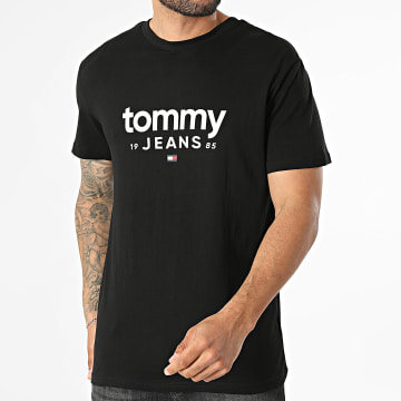 Tommy Jeans - Tee Shirt Slim Graphic 3376 Noir